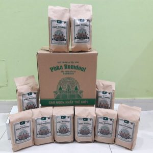 Sản phẩm gạo Organic Phka Romdoul.